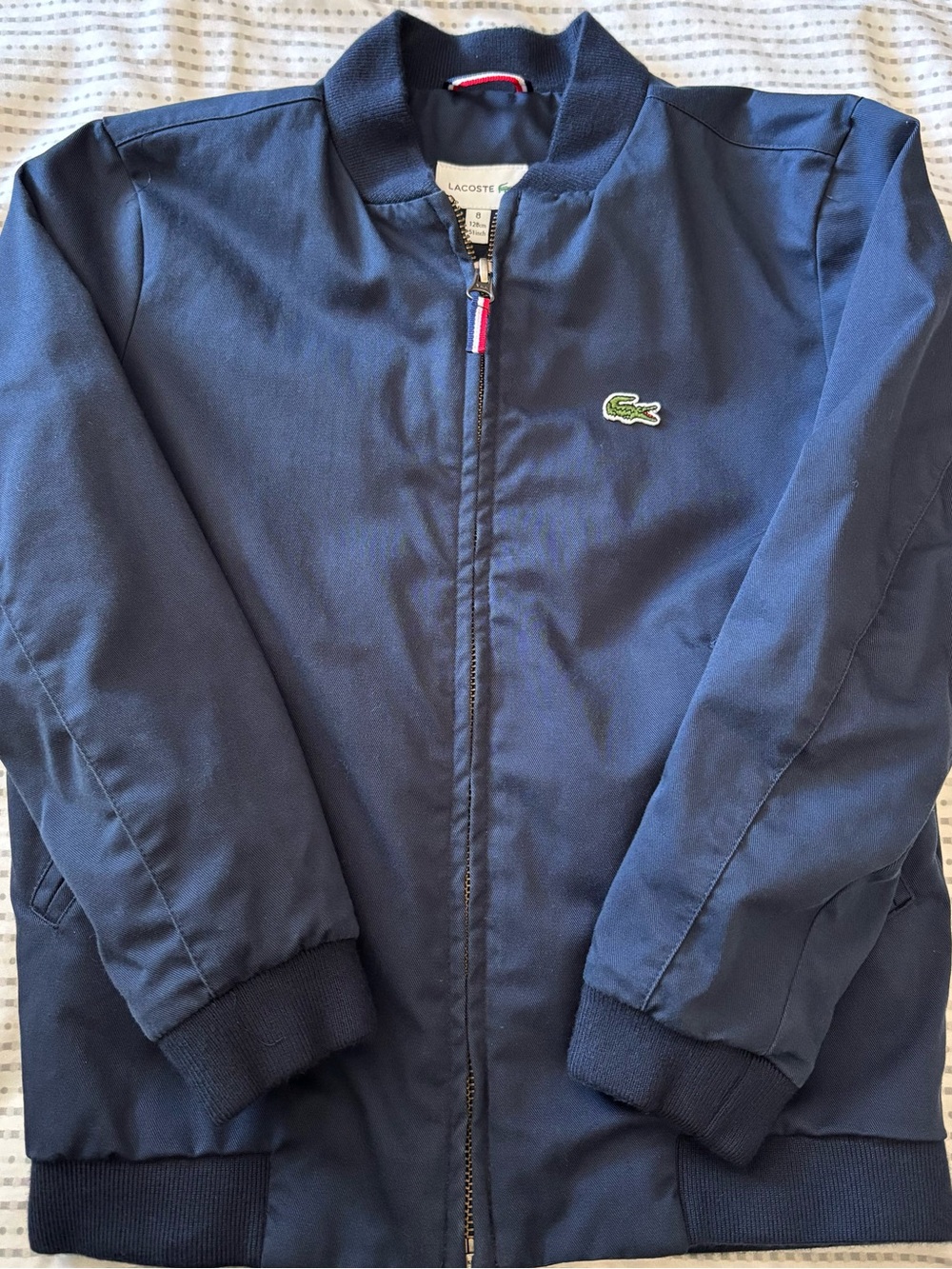 Lacoste Navy Jacket Boys size 8